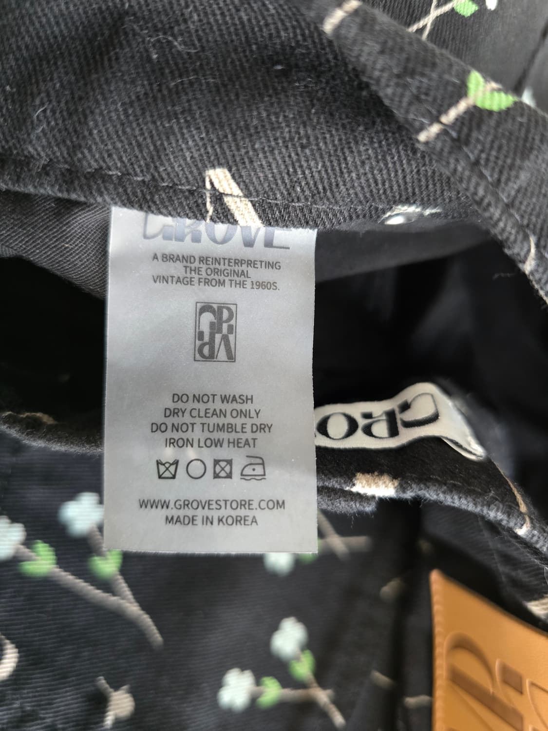 그로브 22썸머 카밀 스커트 블랙 S 상품이미지6