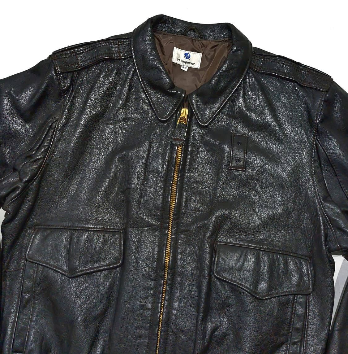미국 국경순찰대 보더 패트롤 가죽 자켓 44 (105-110) 고트스킨 상품이미지3