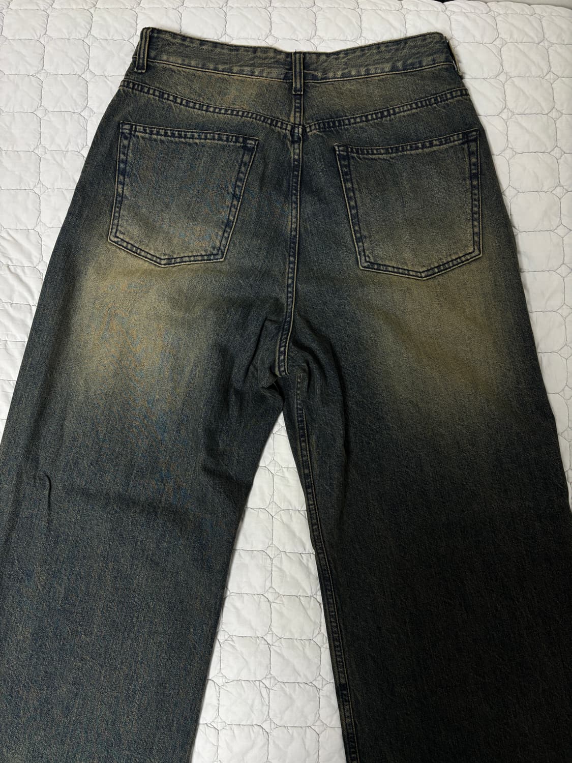 [S] 벨리에 트루와이드 데님팬츠 빈티지 인디고 상품이미지5