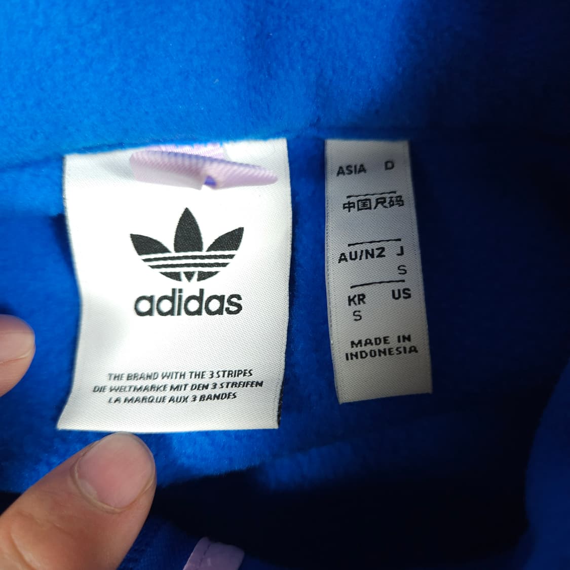 아디다스 파이어버드 반집업 후리스 상품이미지4