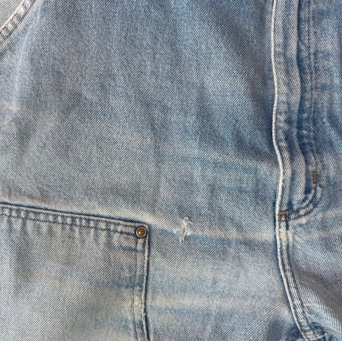 칼하트 데님 더블니 워크팬츠 상품이미지4