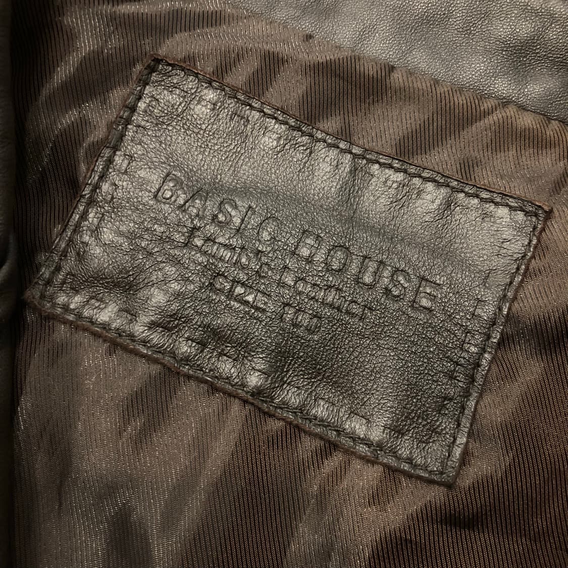 빈티지 양가죽 집업 레더 가죽 자켓 상품이미지5