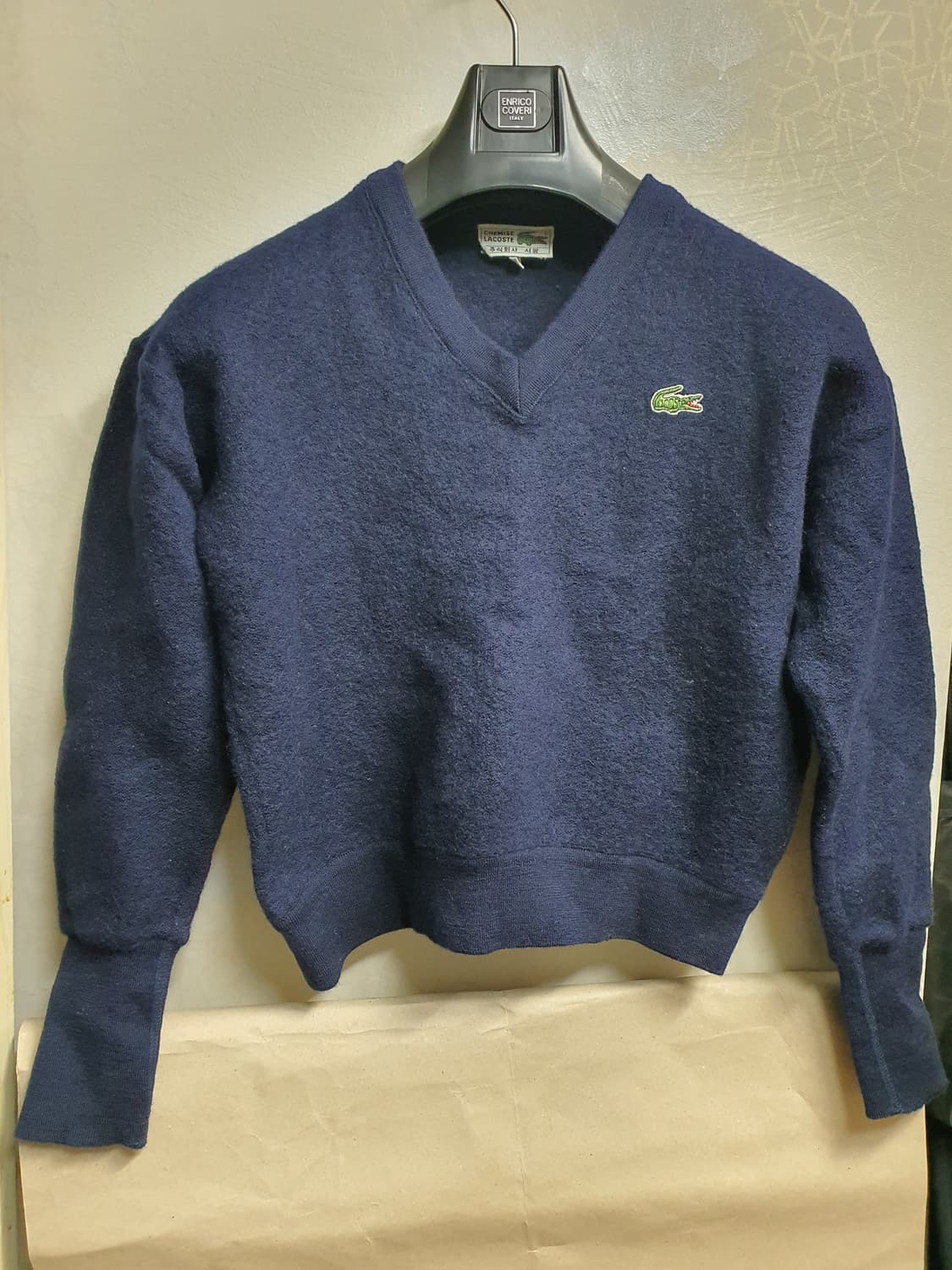 라코스테 클래식 여성 울 크롭 스웨터 XS 상품이미지1