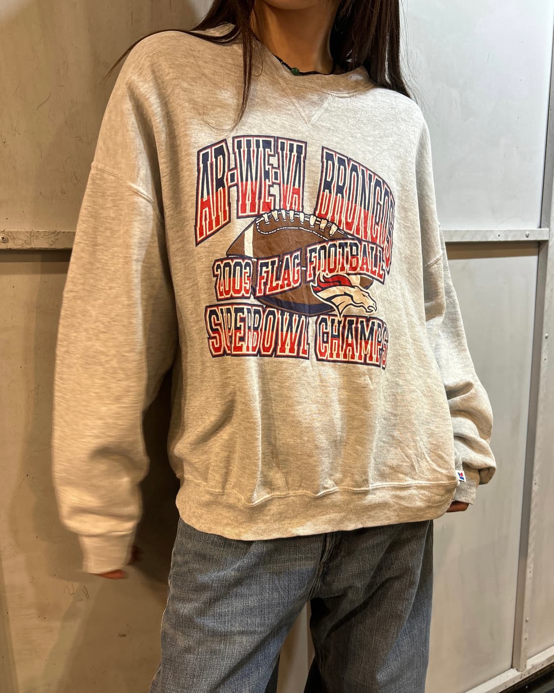 90s RUSSELL y2k grunge purple sweats 상품이미지2