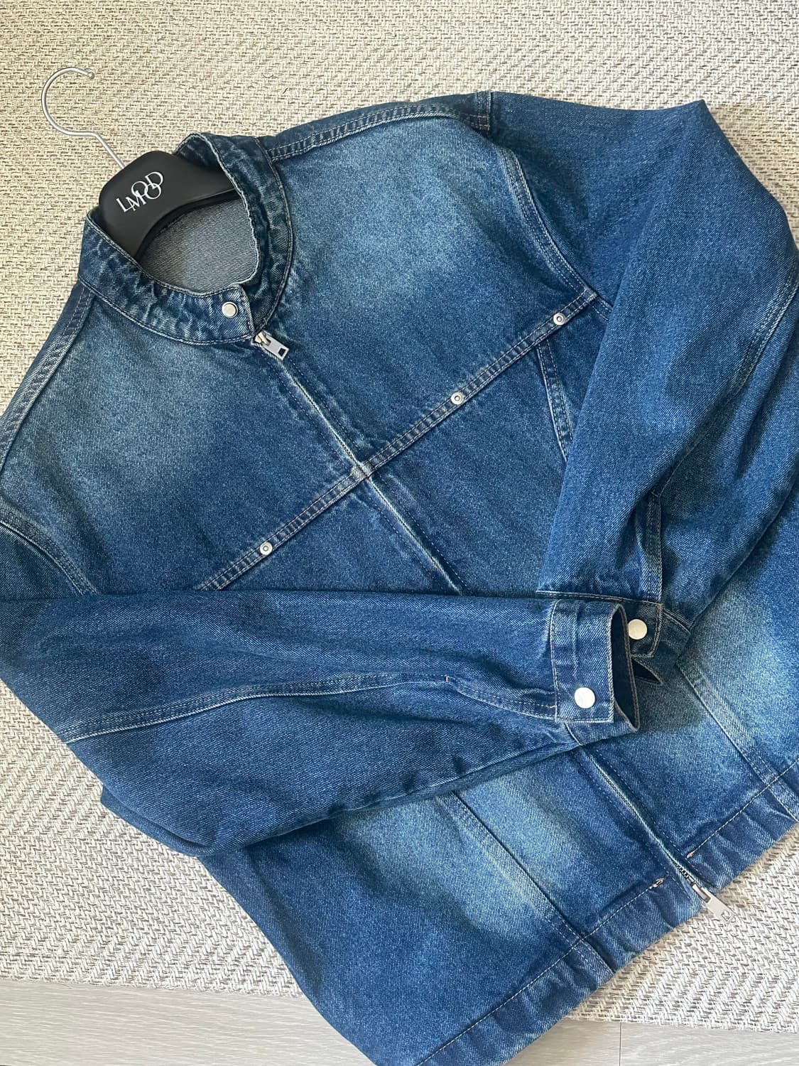 라퍼지스토어 바이커 청자켓 상품이미지1