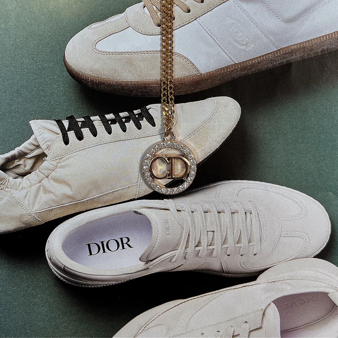 디올 CD 서클 라인 다이아 목걸이 상품이미지2