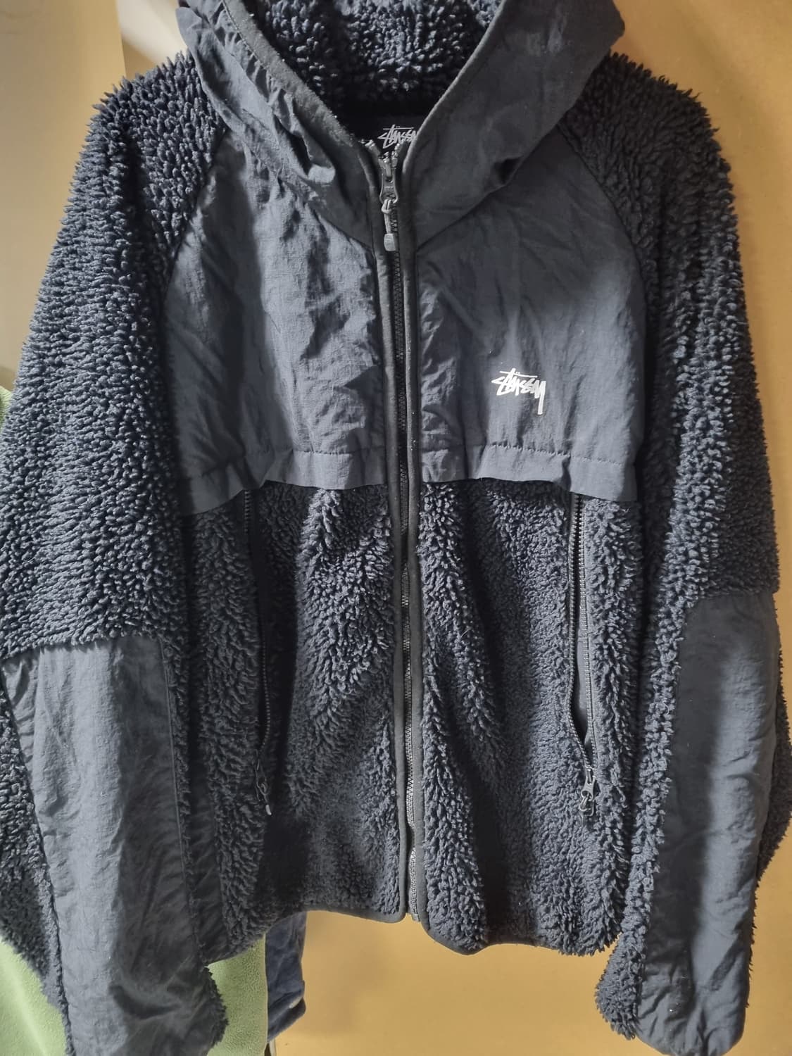 스투시 남성 후리스 후드집업  상품이미지1