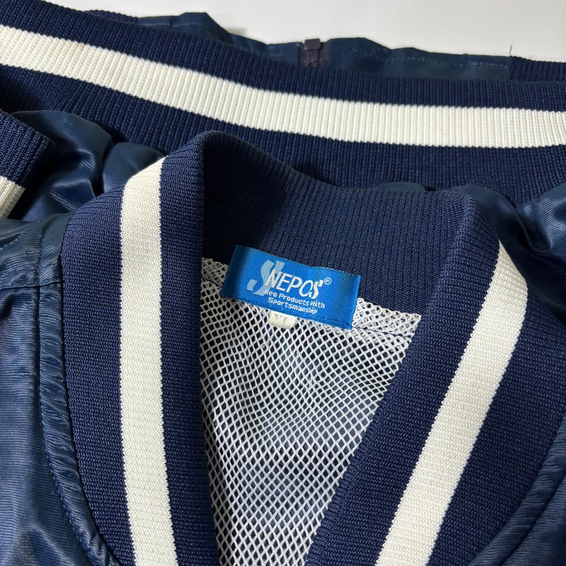 L-XL 네포스 KBO 올드 두산베어스 가을야구 유광자켓 상품이미지4