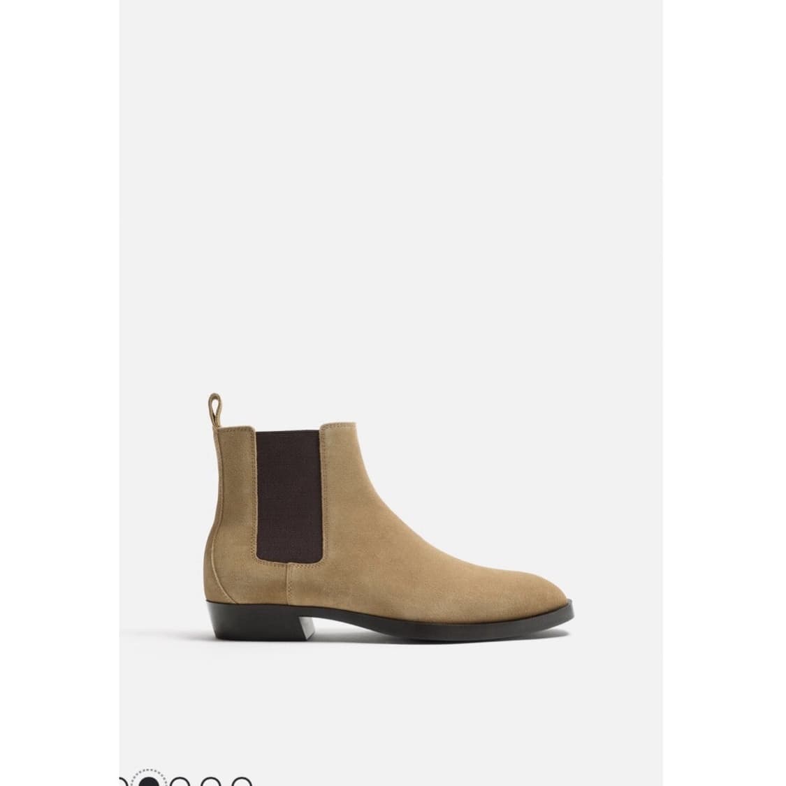 자라 스웨이드 첼시부츠 탄 앵클 /43 상품이미지7