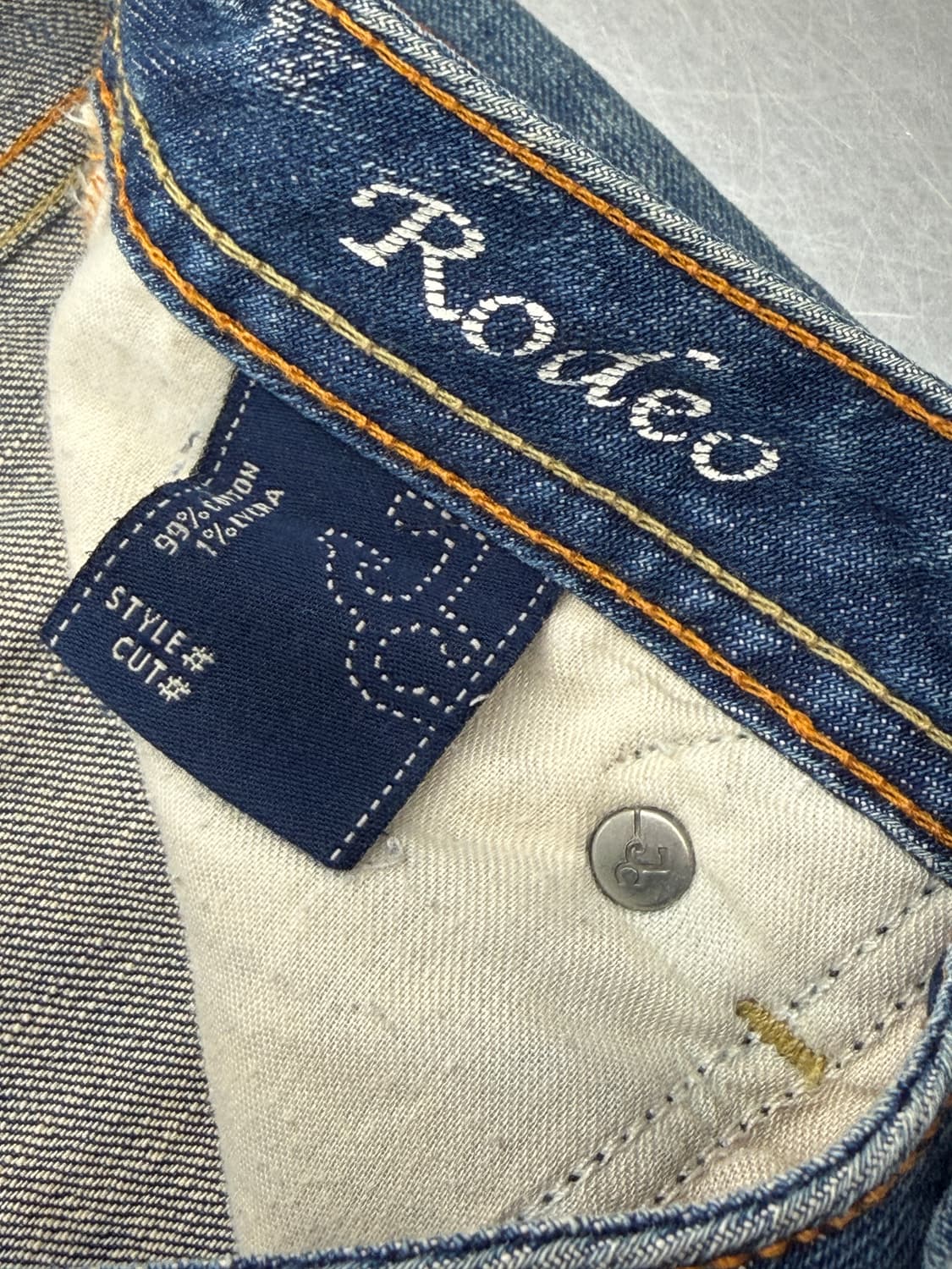 일본빈티지 y2k 로우라이즈 부츠컷 데님 상품이미지10