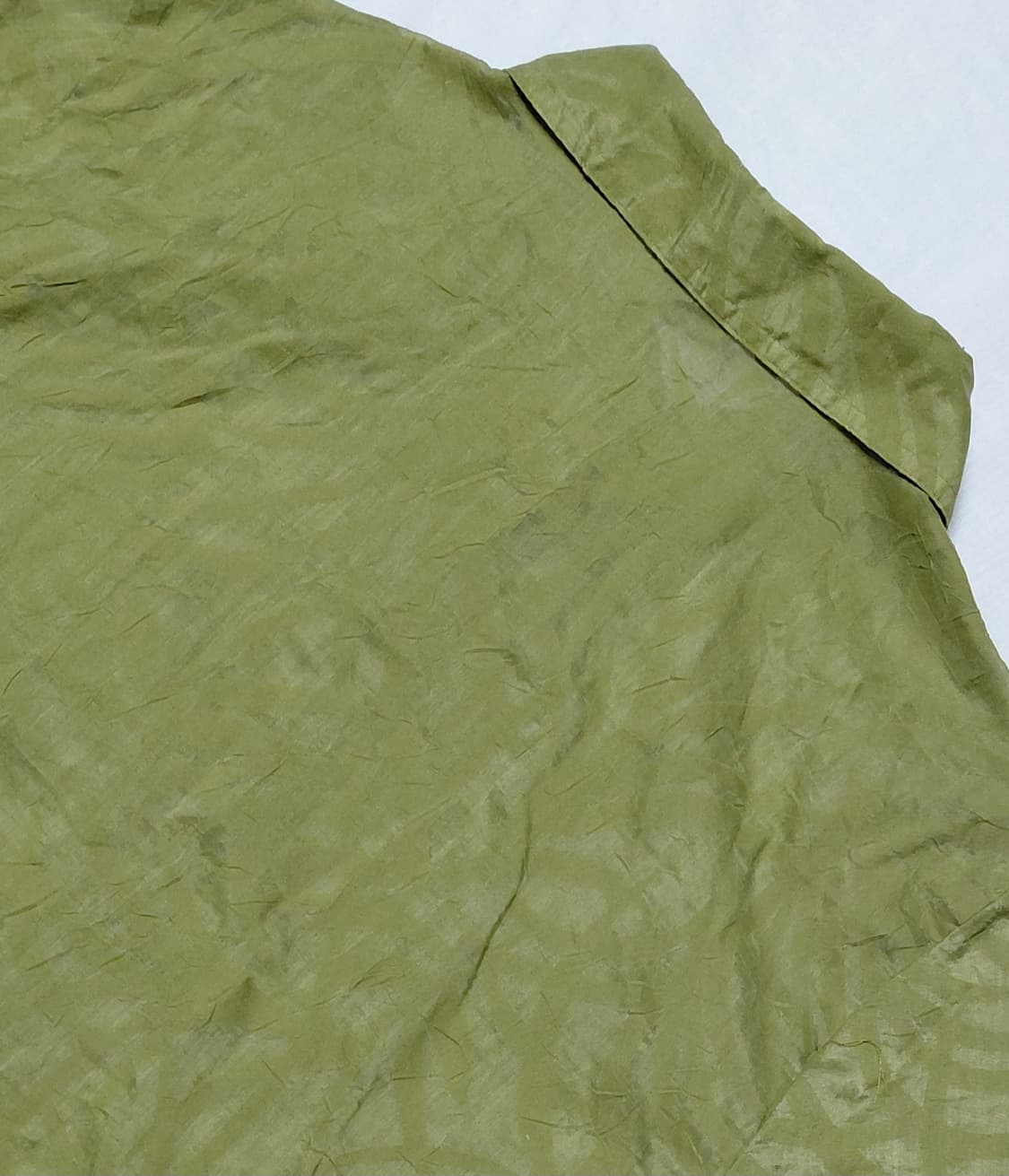 Geoffrey Beene 올리브 리프 자카드 시어 셔츠(Size 16) 상품이미지8