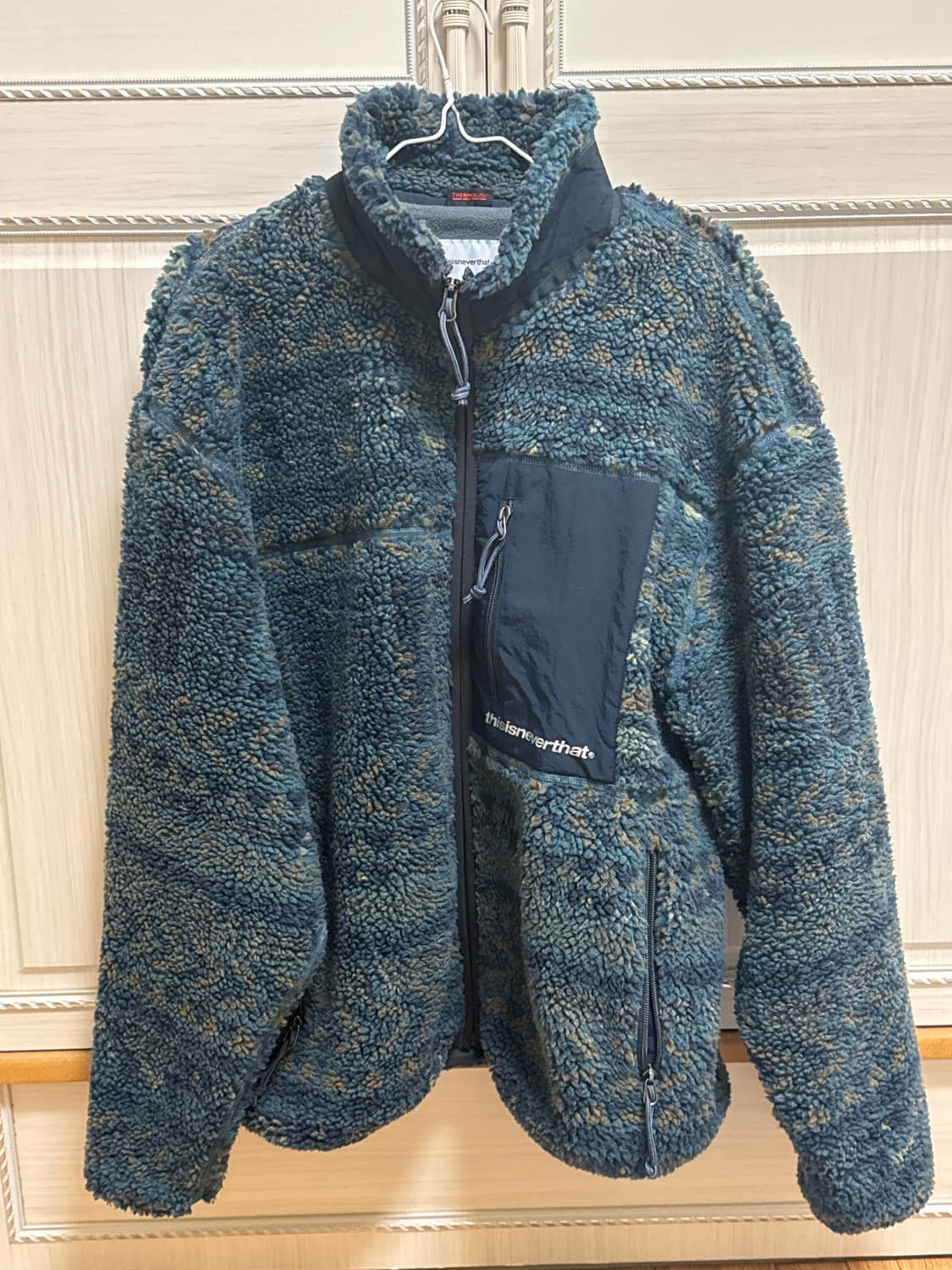 디스이즈네버댓 SP 쉐르파 플리스 자켓 네이비 2025 상품이미지1