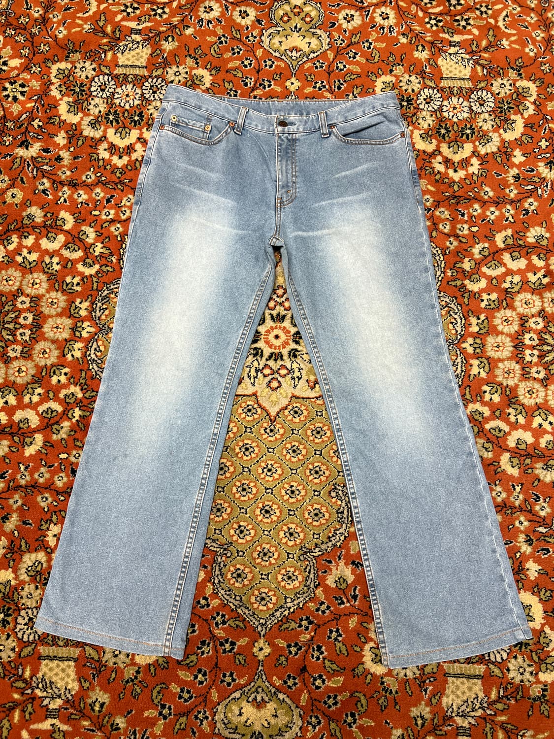 [34] 리바이스 오렌지탭 EM571 연청 부츠컷 데님 팬츠 상품이미지1