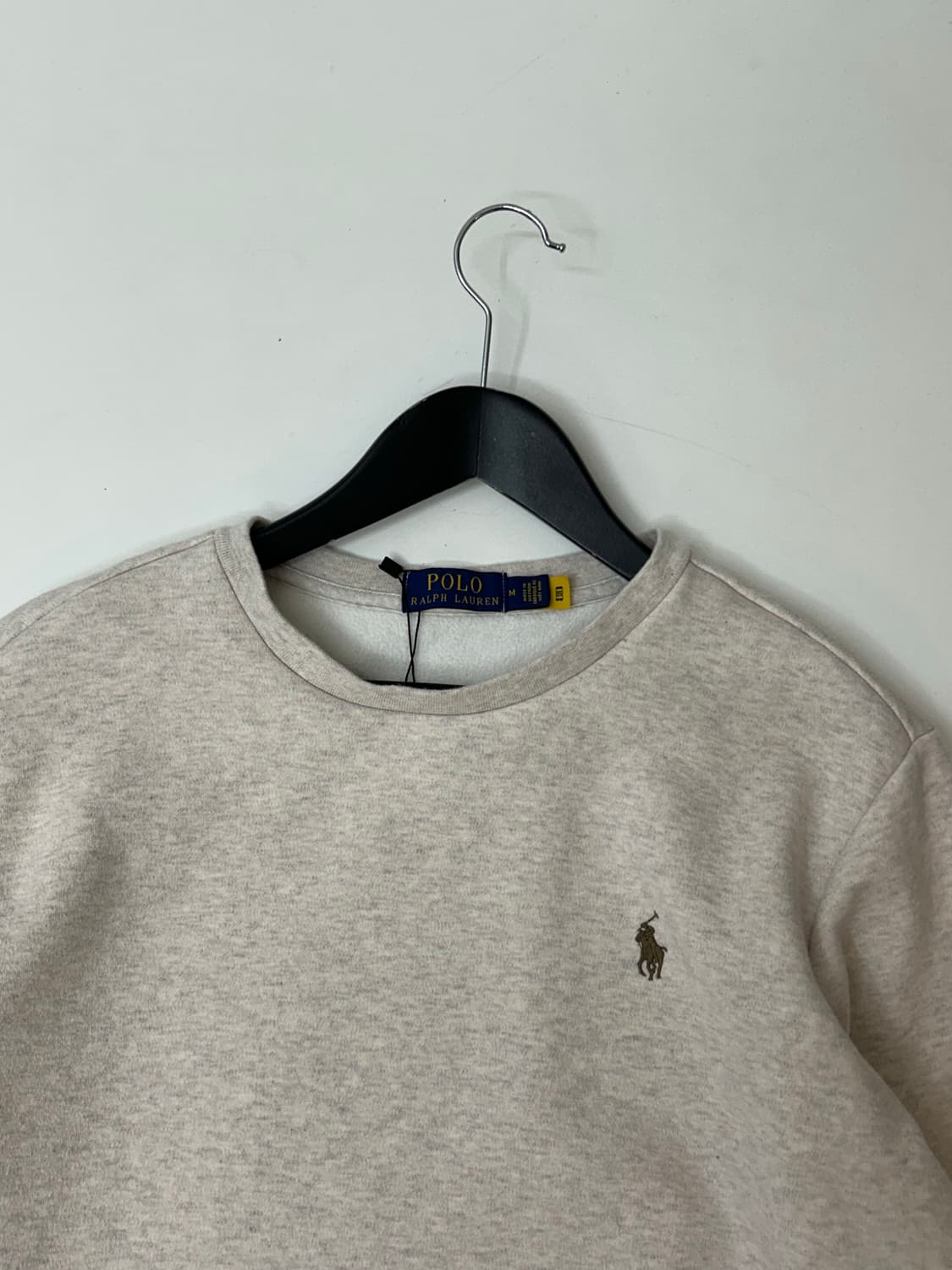 Polo 폴로 랄프로렌 오트밀 기모 맨투맨 상품이미지3