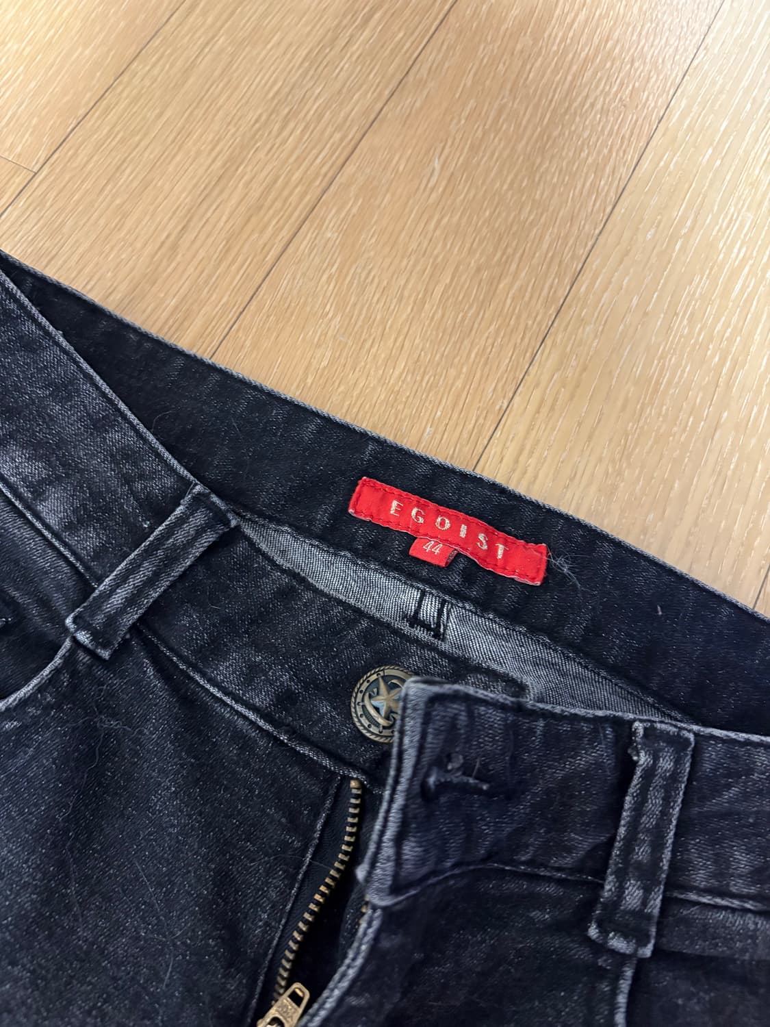 에고이스트 호피 갸루 로우라이즈 스키니진 상품이미지3