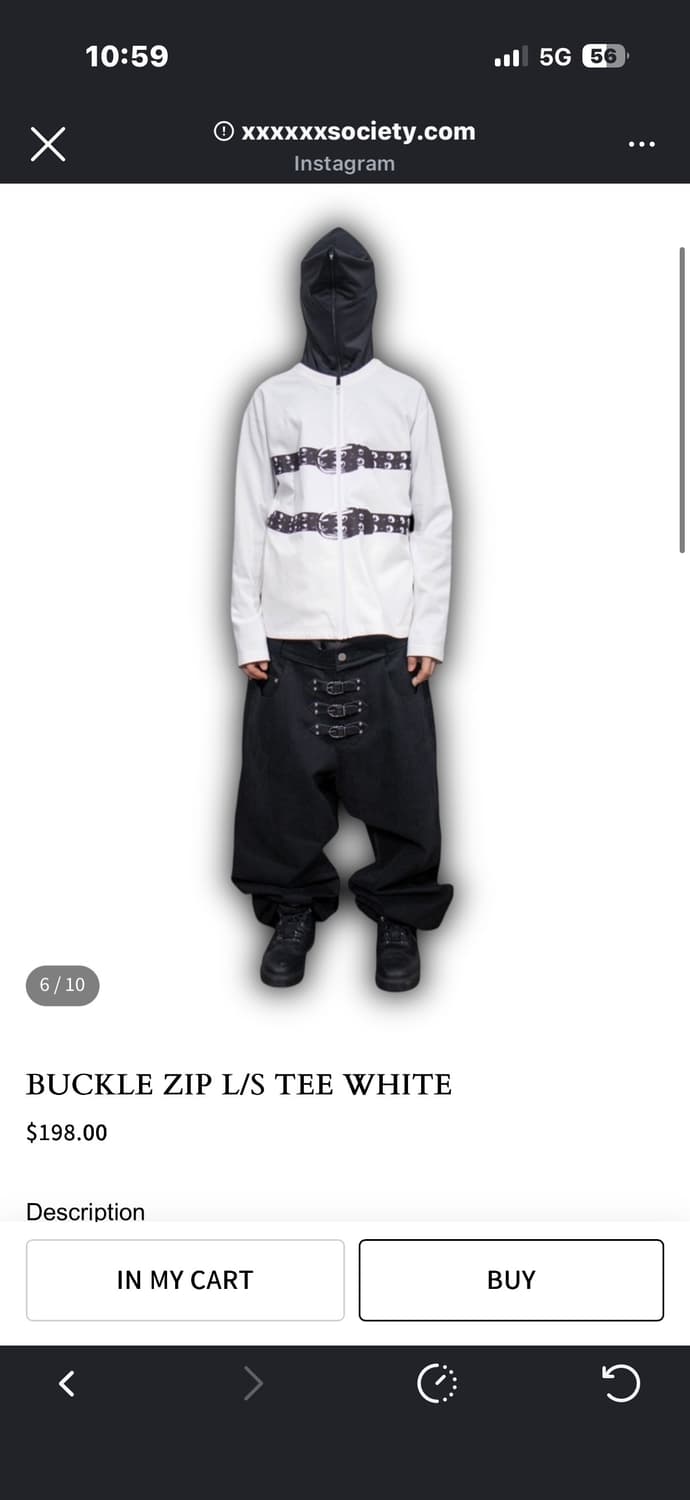 모자이크 소사이어티 버클팬츠  상품이미지2