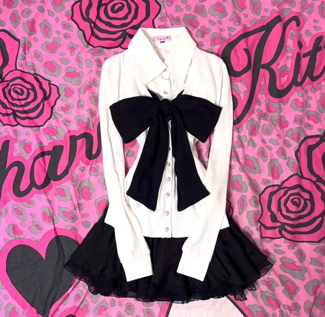 MA*RS 마즈 빅리본 고갸루 오네갸루 셋업 상품이미지1