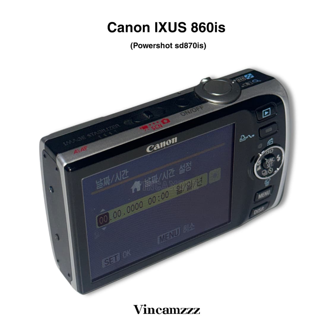 Canon 캐논 IXUS 익서스 860is 디지털 카메라 상품이미지5