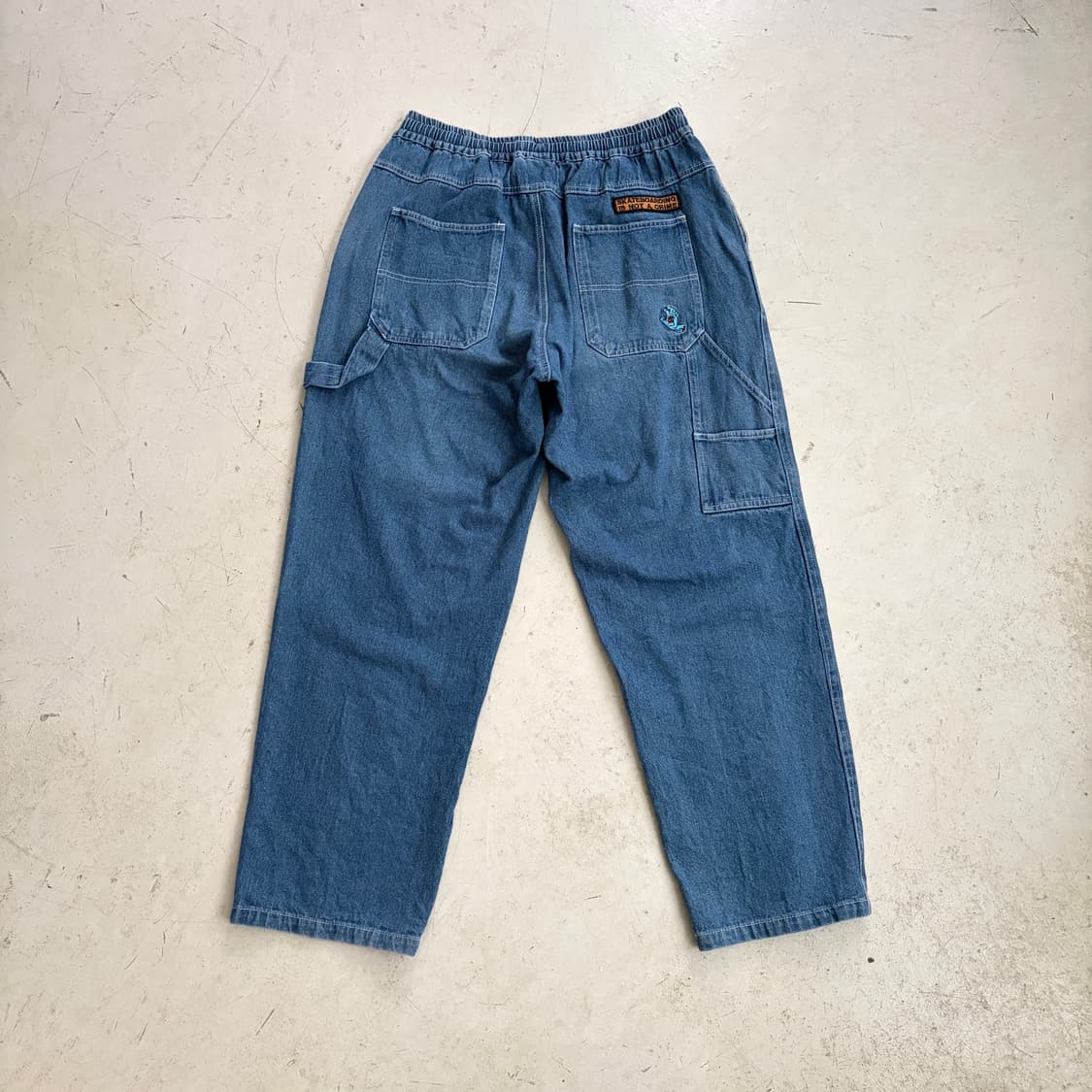 산타크루즈 빈티지 데님 카펜터 밴딩 팬츠 L 상품이미지8