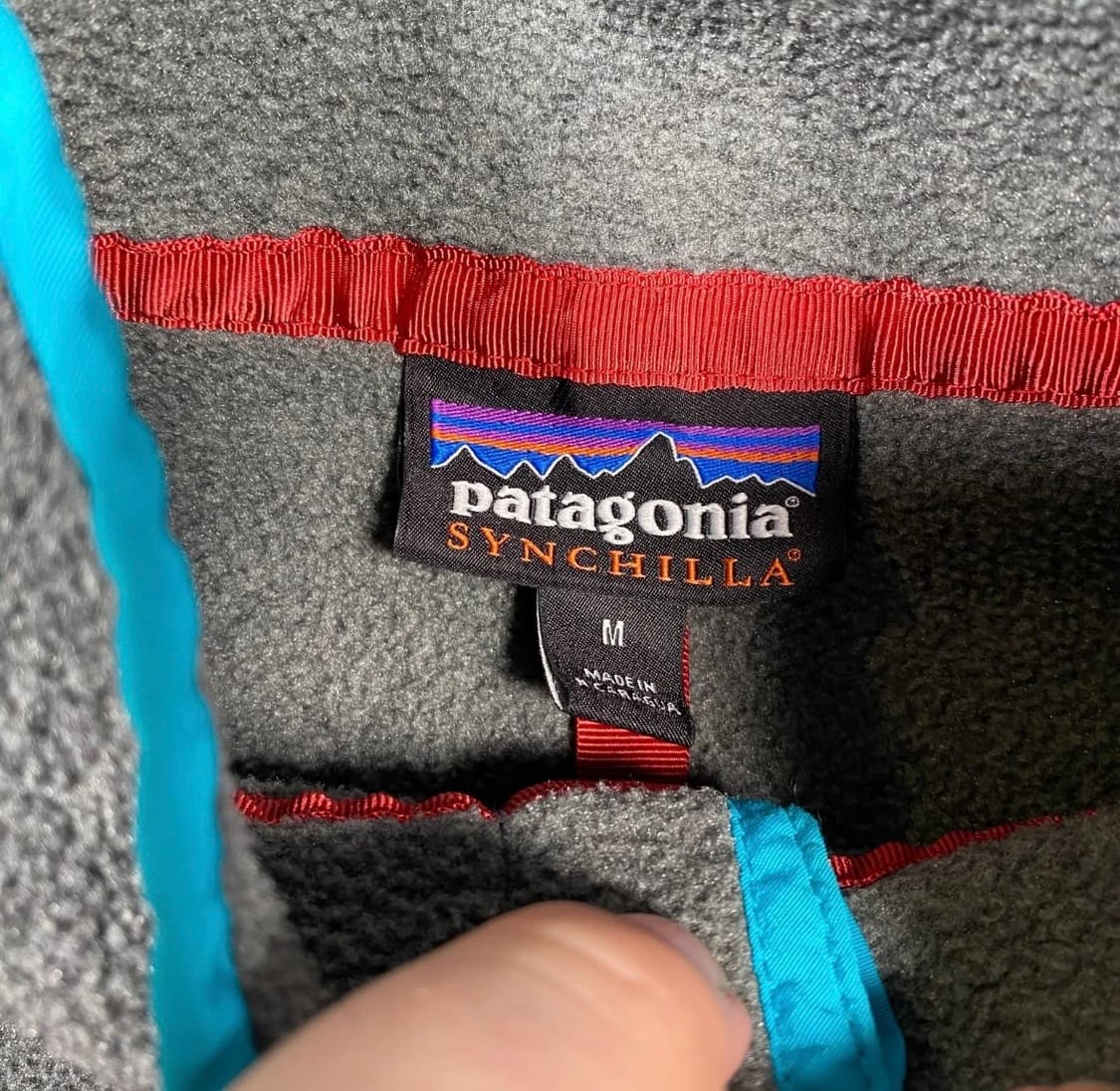 [희귀템] patagonia Synchill파타고니아 신칠라 그레이 m 상품이미지3
