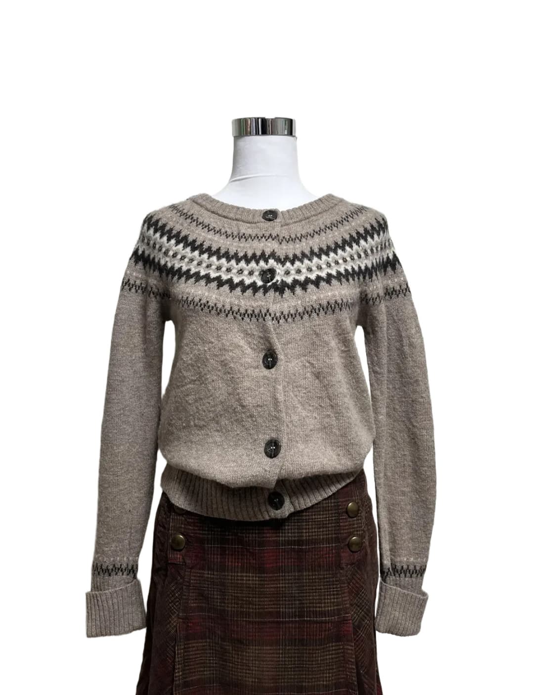 Snow brown cardigan 상품이미지4