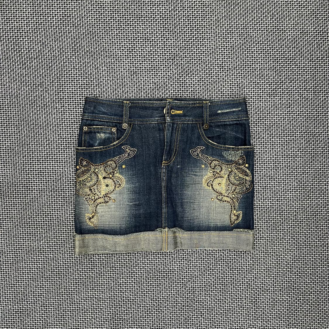 빈티지 데님 스커트 상품이미지1