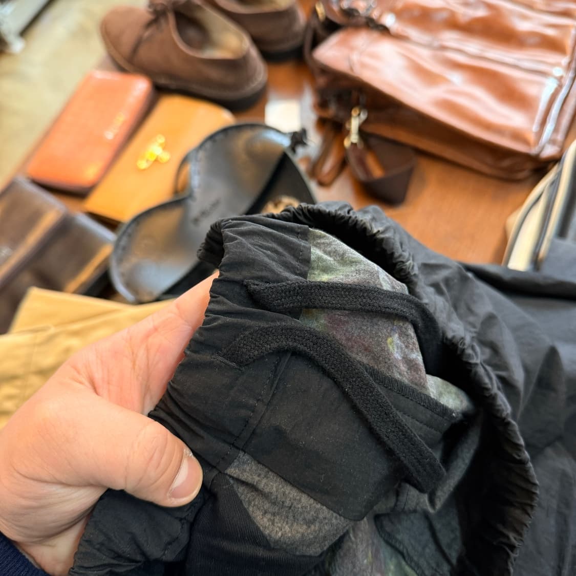 일본 브랜드 라드 뮤지션 라이트 나일론 밴딩 플로럴 팬츠 트레이닝 팬츠 상품이미지8