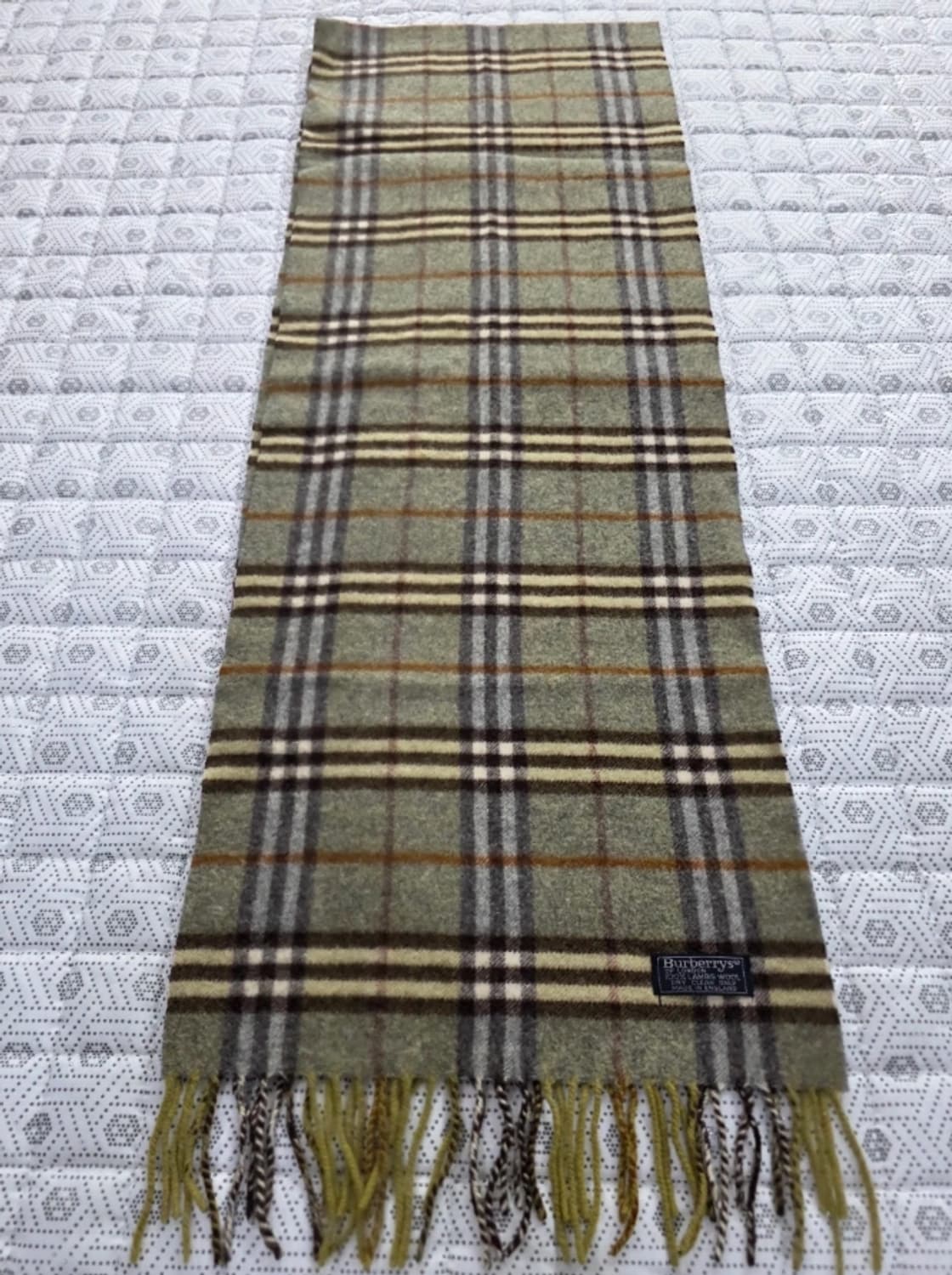 버버리 램스울 체크 머플러 상품이미지4