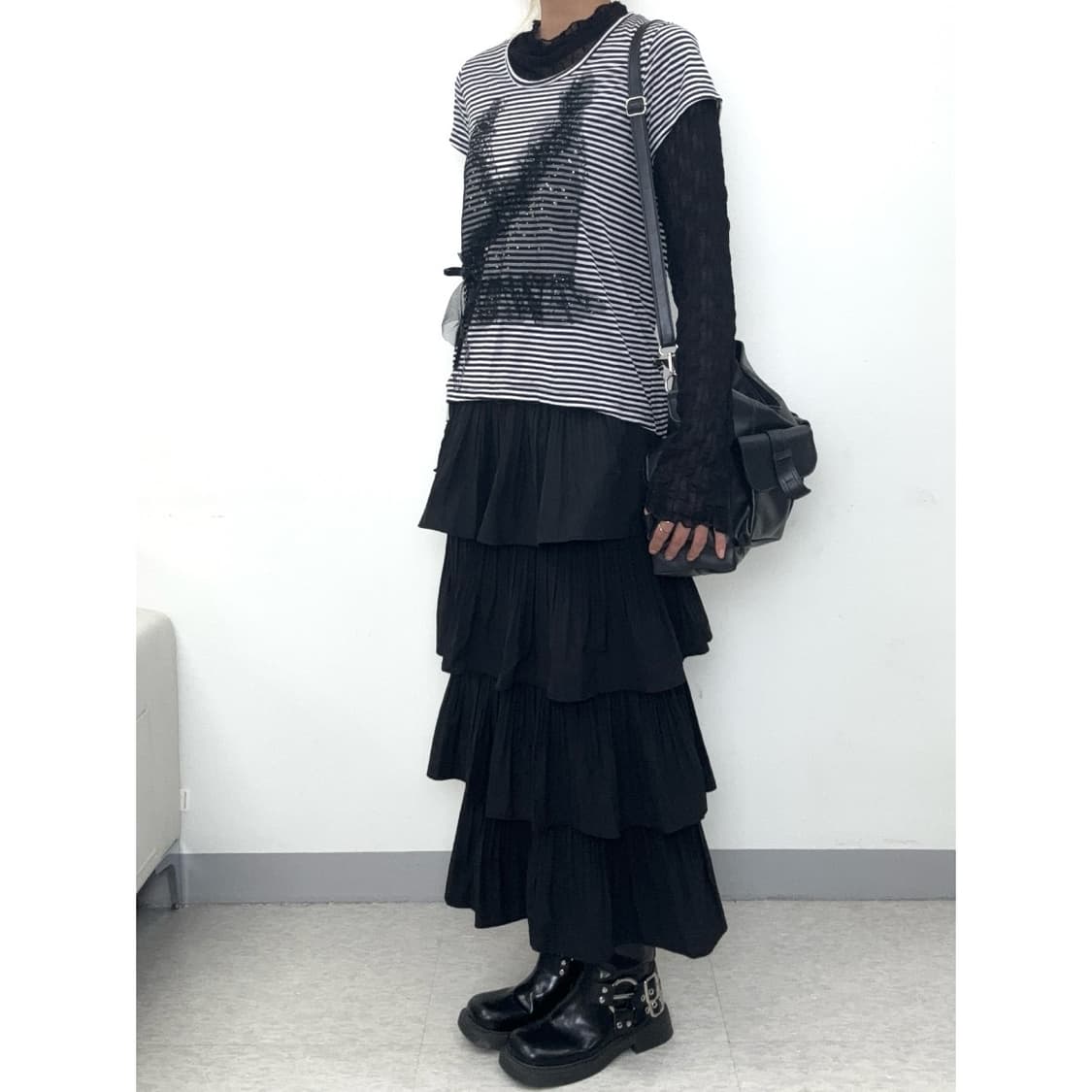 빈티지 스트라이프 반팔 상품이미지3