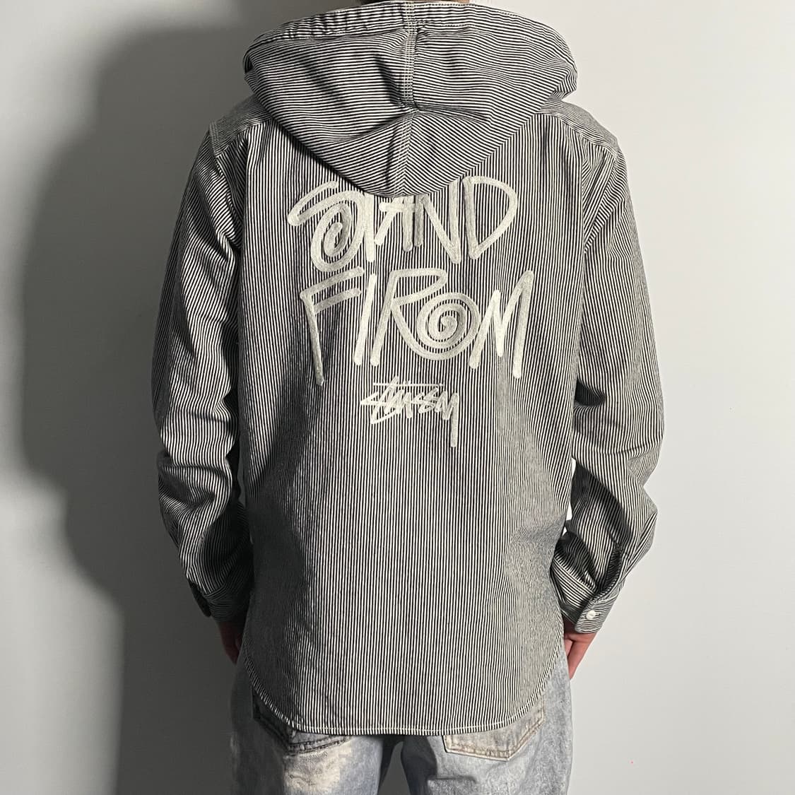 스투시 히코리 스트라이프 후디드 자켓 (on.402)  상품이미지2