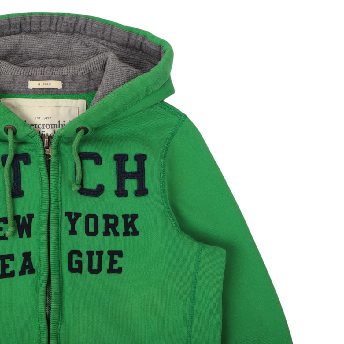 아베크롬비 그린 엠브로이드 후드집업 상품이미지3