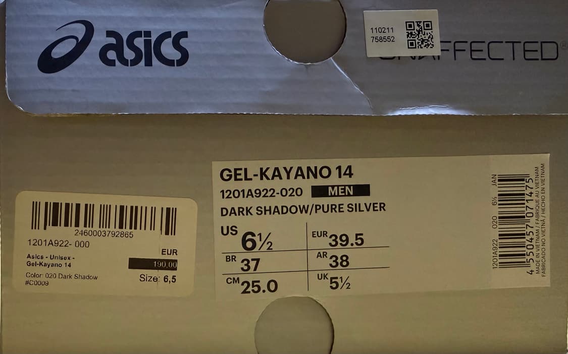 아식스 언어펙티드 젤 카야노 실버문 상품이미지6