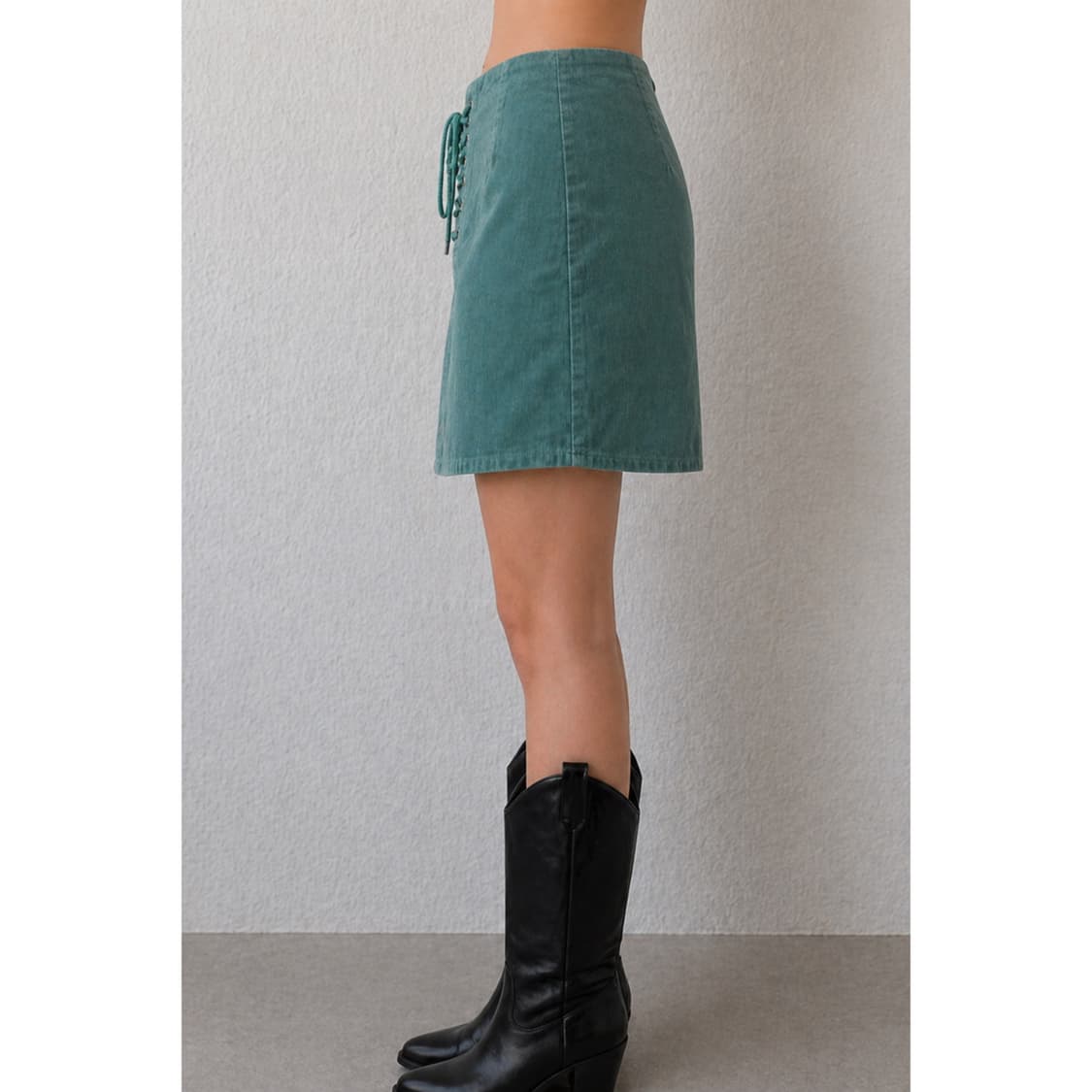 딥 민트 미니 스커트 상품이미지3