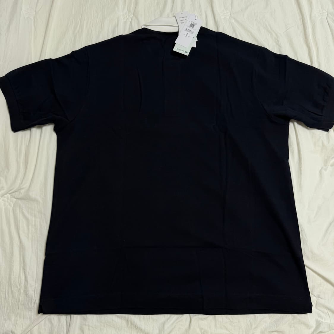 (XL) 라코스테 paris 뱃지 카라 pk 반팔티 블랙 상품이미지2