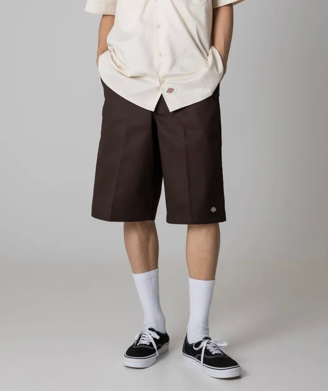 42283 루즈핏 워크쇼츠 Dark Brown 상품이미지2