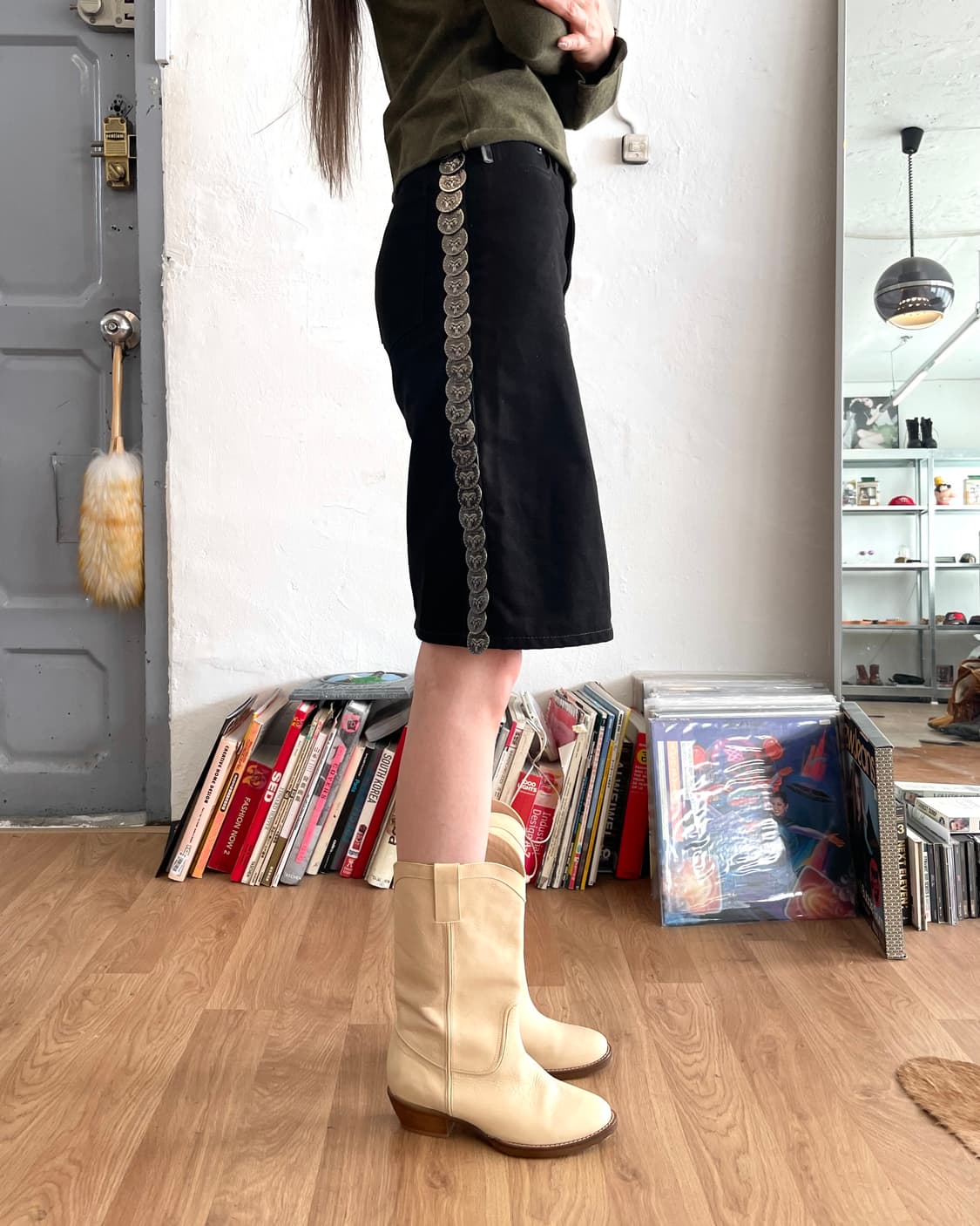 02FW 모스키노 진스 스커트 상품이미지1