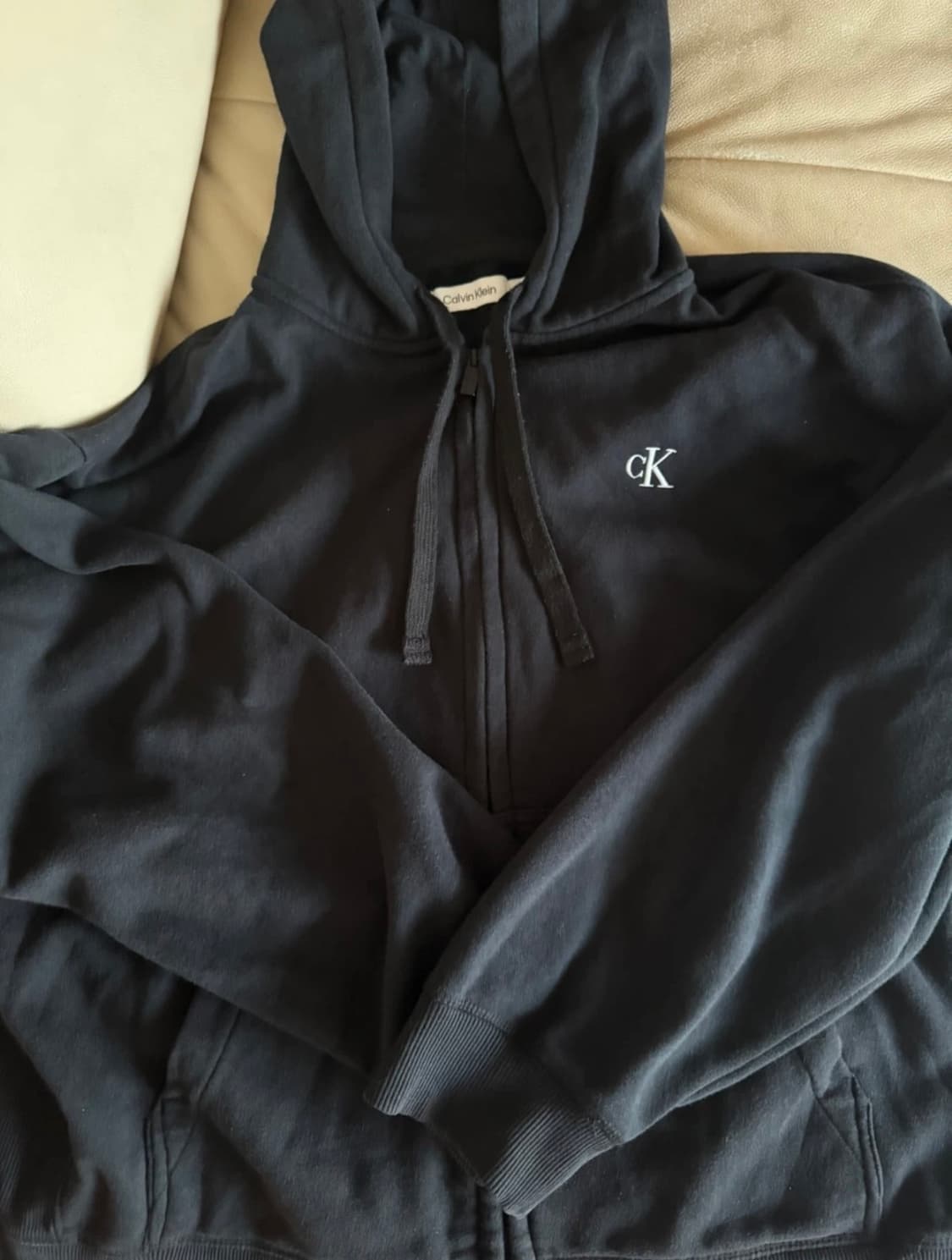 ck 캘빈클라인 기모 후드집업 L 상품이미지1