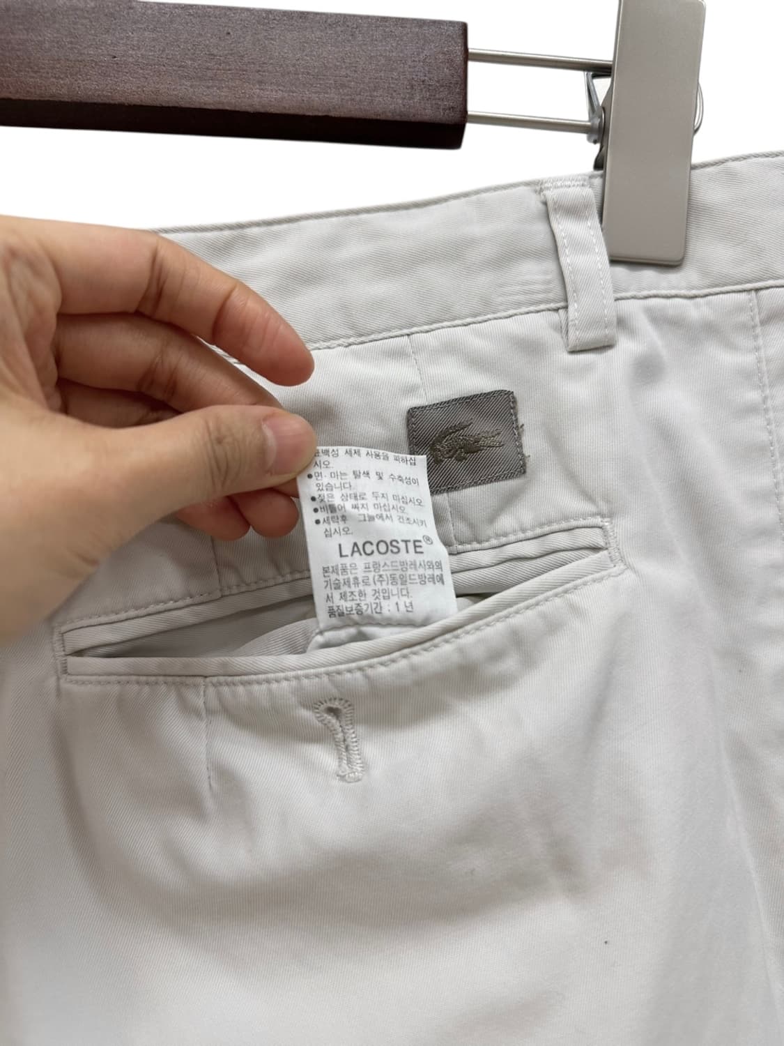 라코스테 치노팬츠 오트밀 (34)  상품이미지8