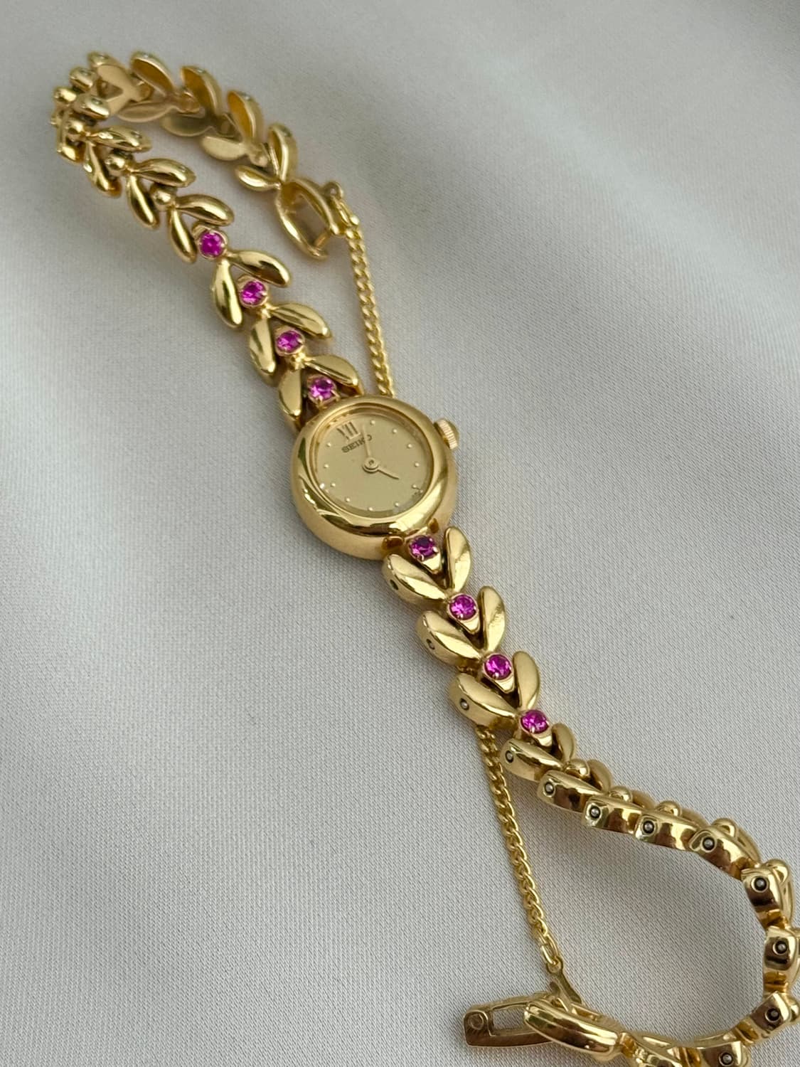 90s 빈티지 세이코 TISSE 8루비 쿼츠 상품이미지5