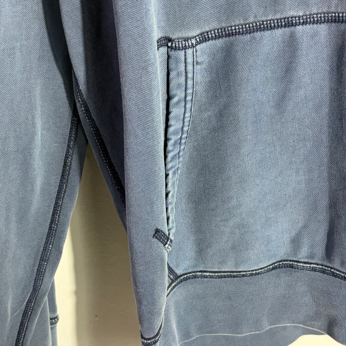 폴로 스티치 빈티지 블루 후드집업 (무료배송) 상품이미지2