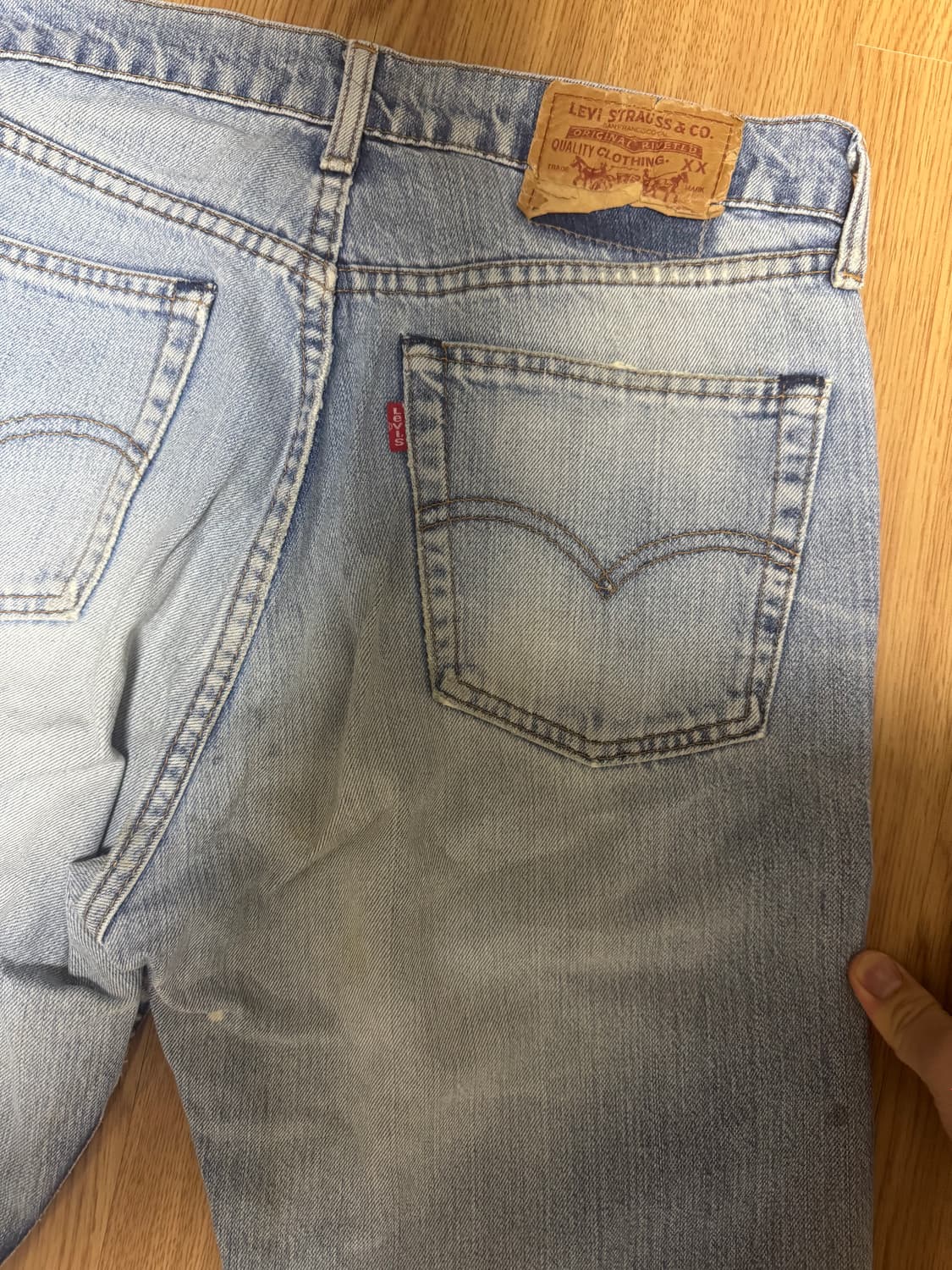 나이트웍스 리바이스 512 판매 허리단면 : 39 상품이미지4