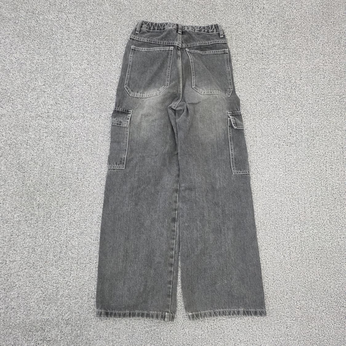 [S] 빈티지 여성 흑청 데님 팬츠 0203J 상품이미지4