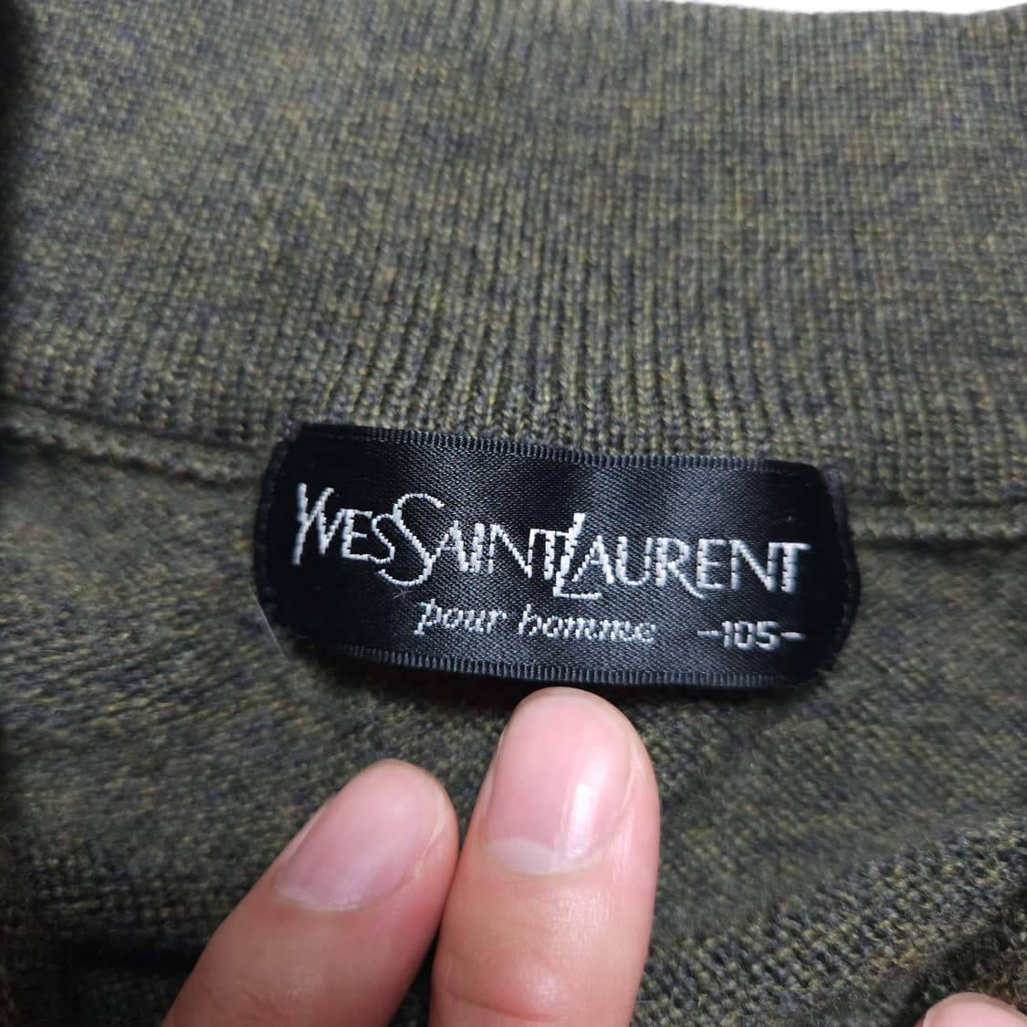 YSL 입생로랑 반집업 니트 상품이미지4