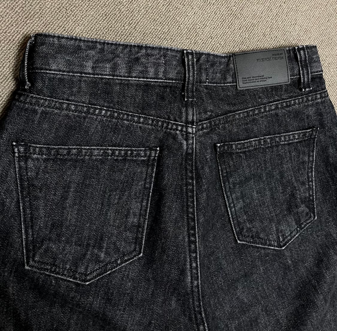 노멜렛 프렌치 블랙 켈리 데님 2사이즈 상품이미지4