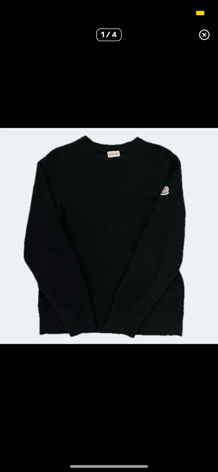 몽클레어 캐시미어 니트 상품이미지1