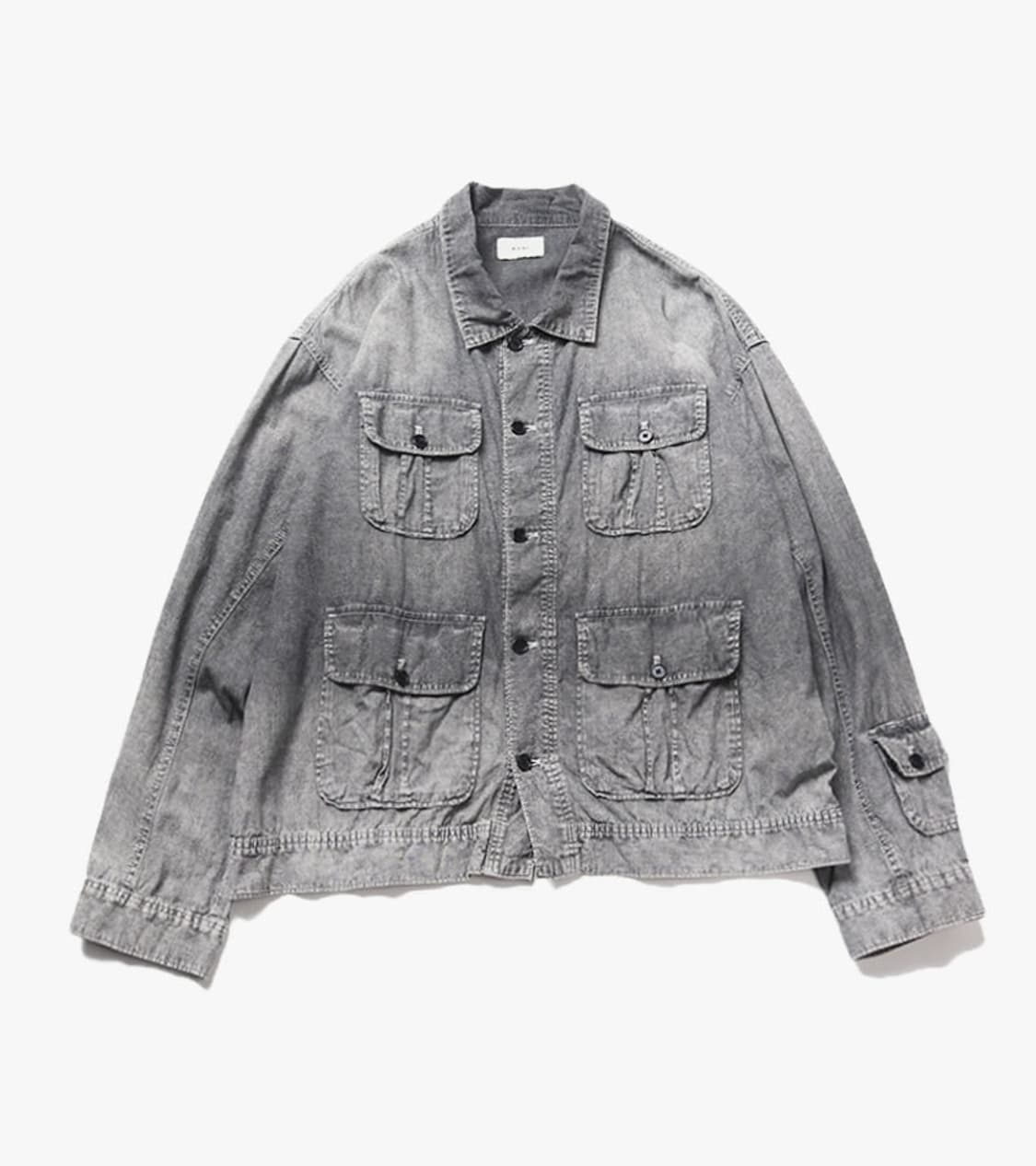 KOOI - 24FW VINTAGE WASH CHAMBRAY JACKET 상품이미지1