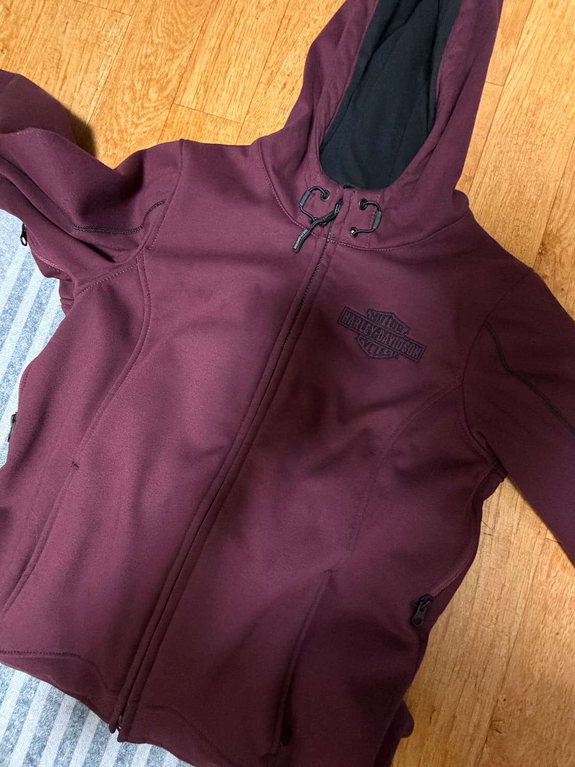 할리데이비슨 후드 집업 상품이미지1