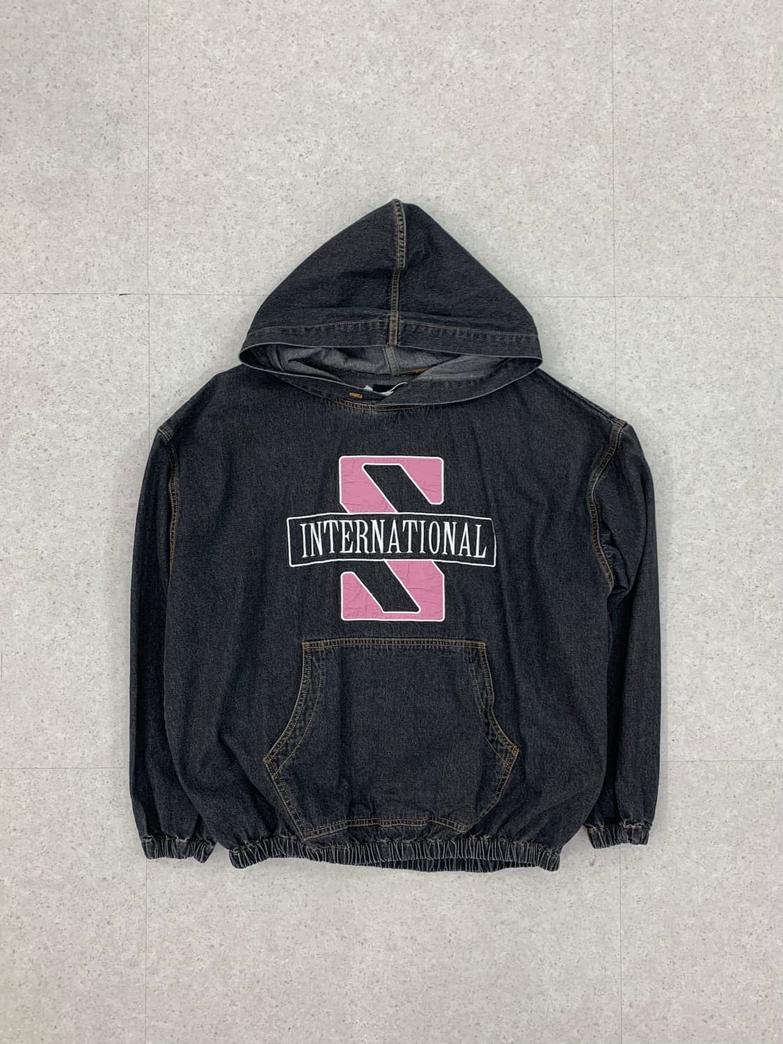 Stussy 스투시 인터네셔널 데님 후드 상품이미지1