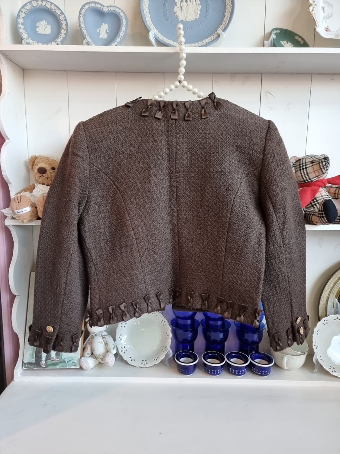 빈티지 리본 트위드 자켓 상품이미지4