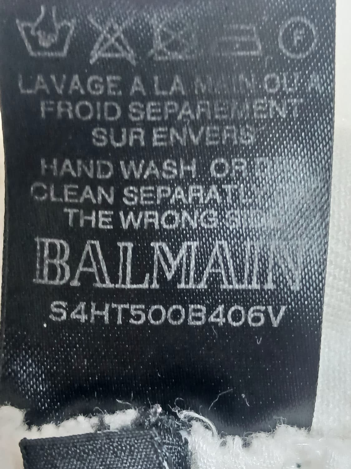 [34] 발망 바이커 화이트진 청바지 상품이미지10